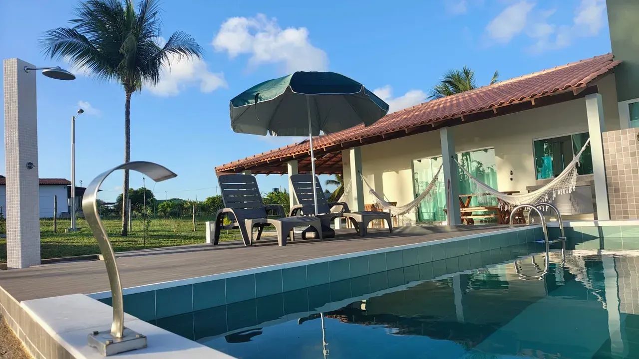 Chácara com belíssima casa mobiliada com piscina, Ipioca Ranch 2 km da praia - Foto 5