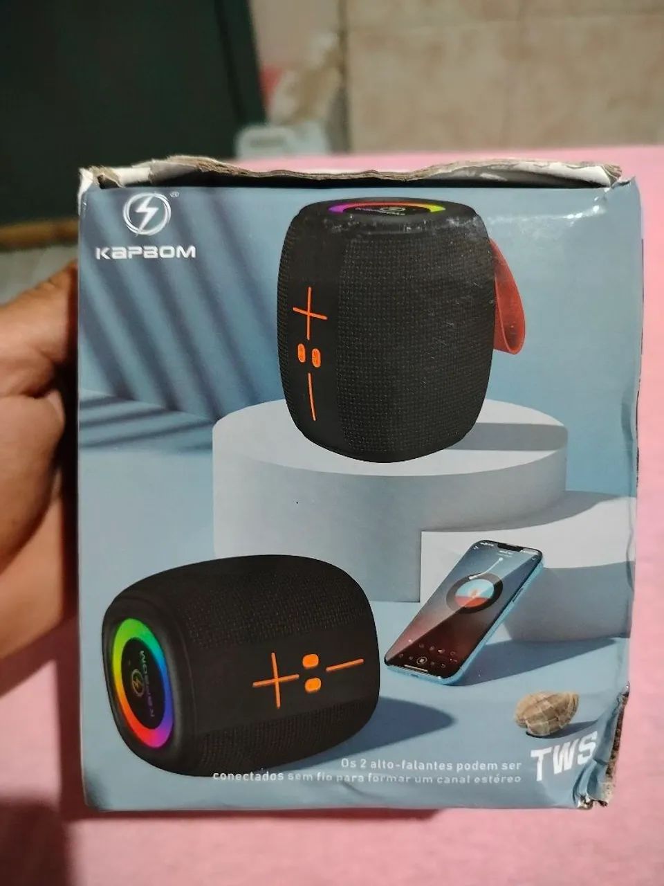 Caixa de som kapbom 50W de potência. - Foto 4