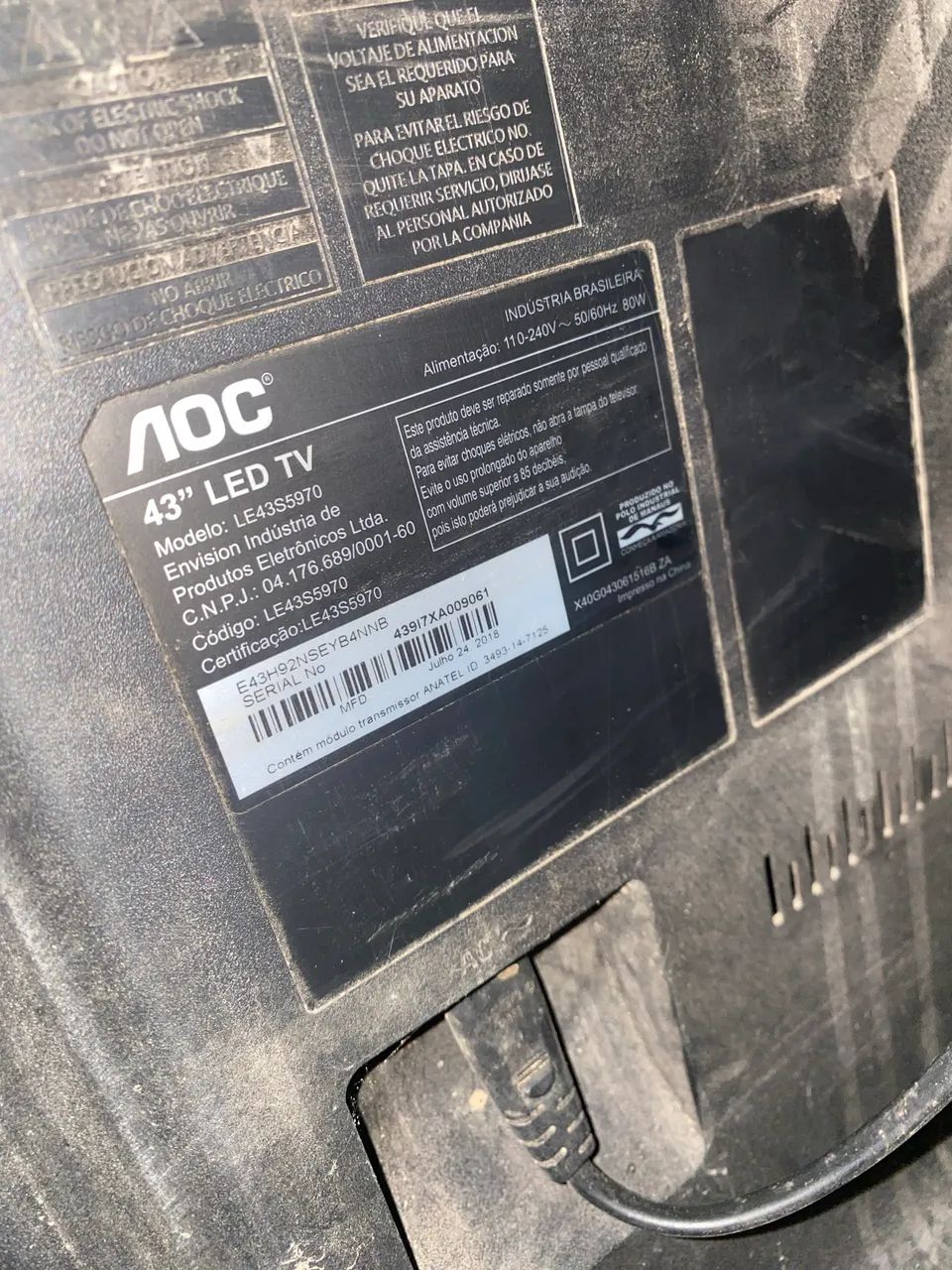 Várias tvs para retiradas de peças 