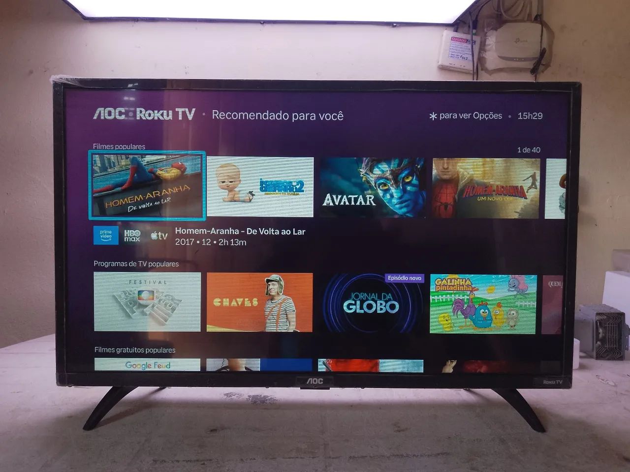 Smart TV AOC Roku de 32 polegadas  - Foto 4