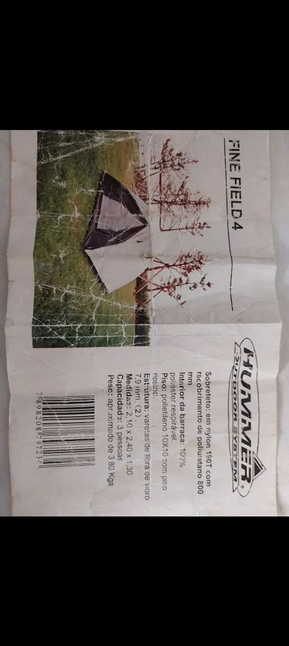 Kit camping Barraca
