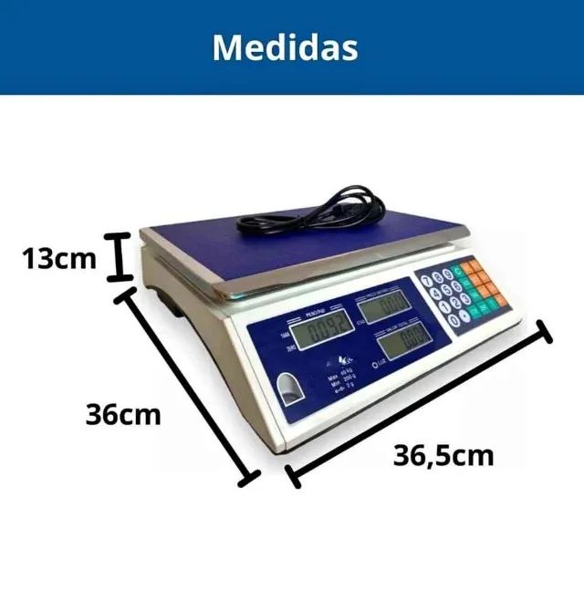 Balança Nova Digit. 40kg - Foto 3