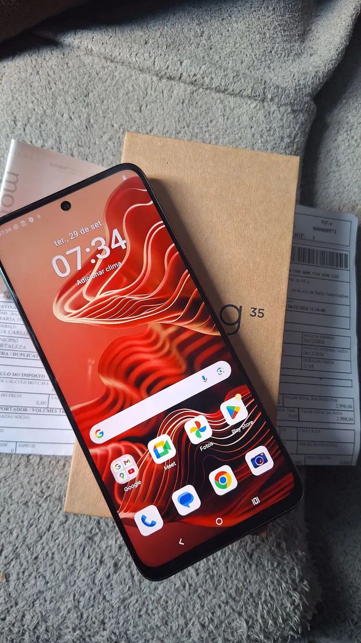 Moto G35 256GB (Na Caixa com Nota Fiscal)