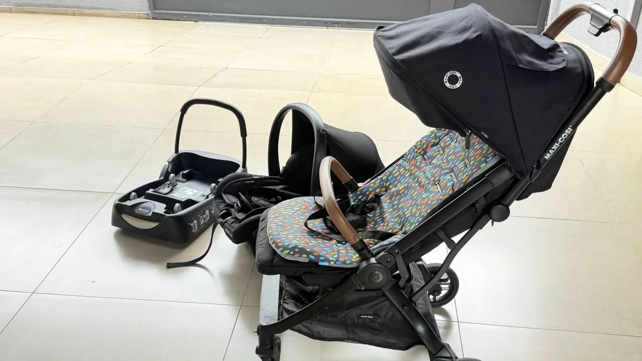 Carrinho mais bebê conforto - Travel System Maxi-Cosi, Eva³ - Foto 5