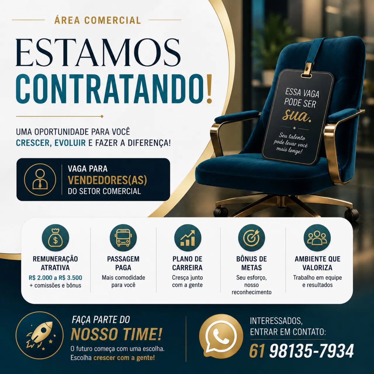 CONSULTOR COMERCIAL | Vagas Abertas 1