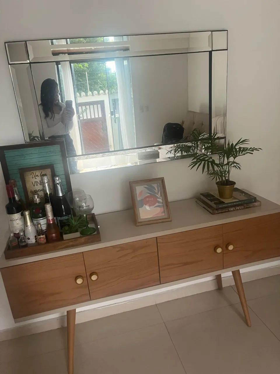 Rack/Buffet em laca e madeira  - Foto 3