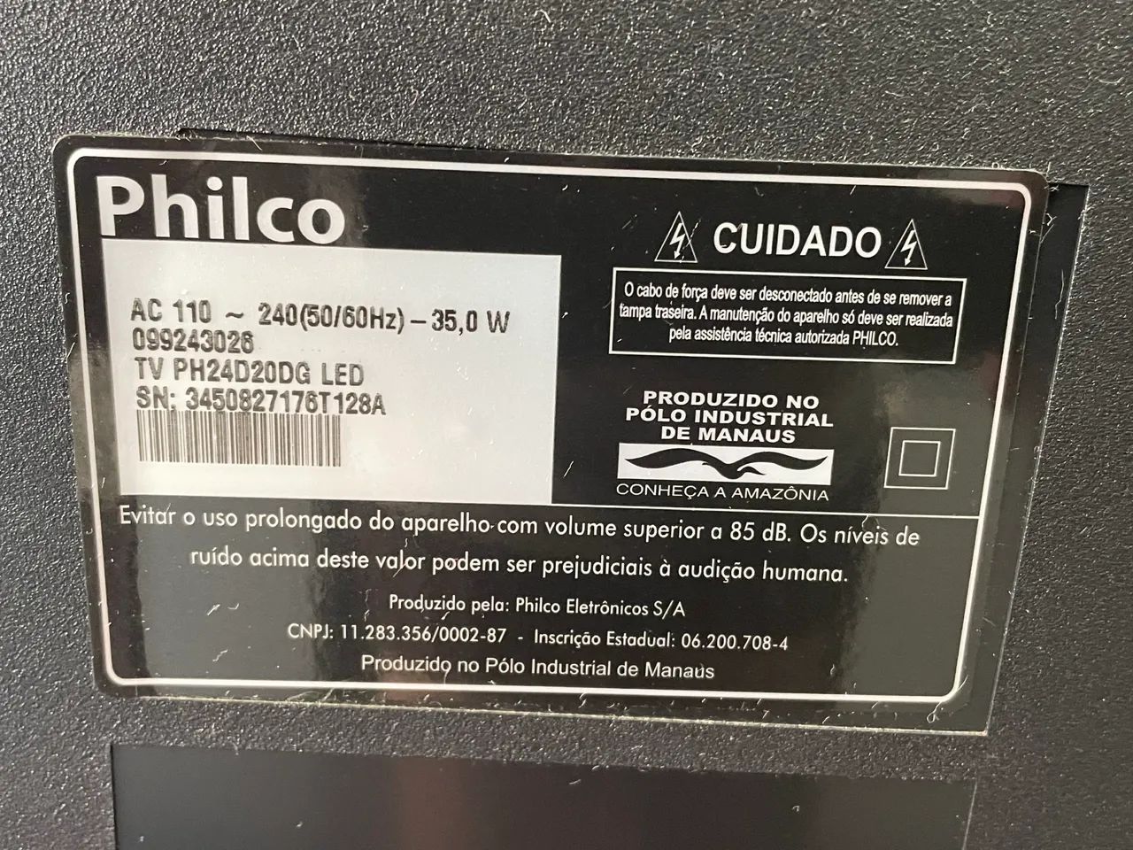 TV PHILCO 24