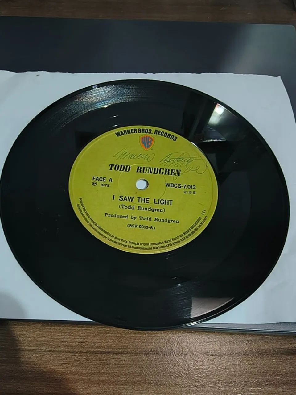 Compacto Vinil Todd Rundgren - I Saw the Light