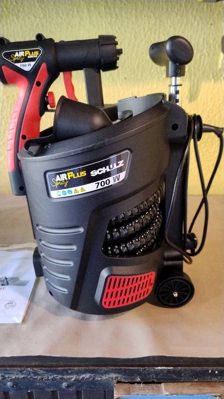 Pistola de pintura pulverizadora 700W AIR PLUS SPRAY Schulz 110V ( NUNCA USADA !!!) - Foto 2
