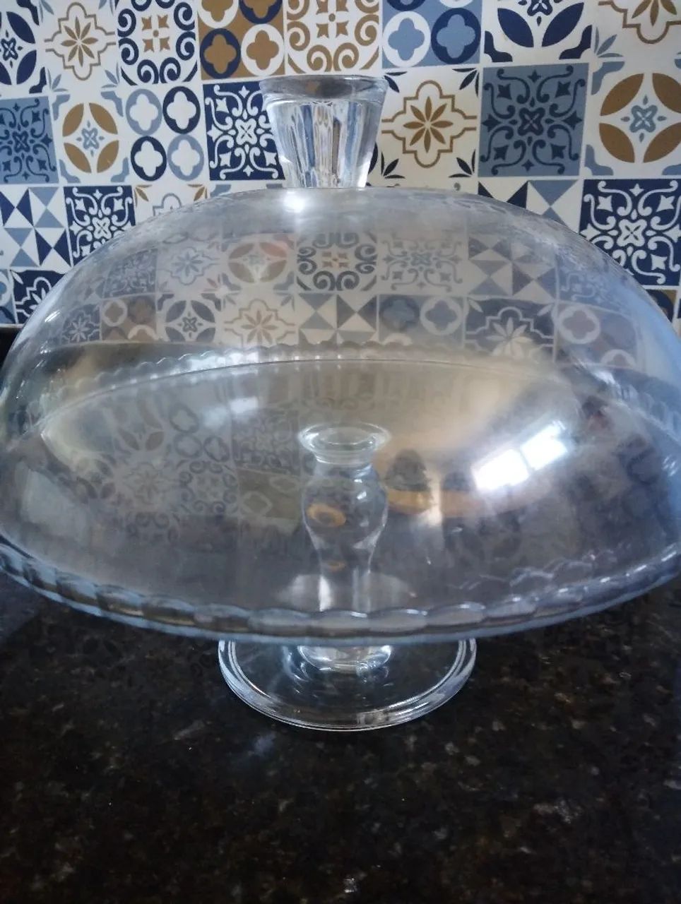 Boleira de cristal  - Foto 2