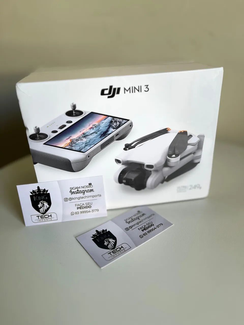 DRONE DJI MINI 3 COM TELA LACRADO