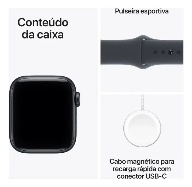 Apple Watch SE3 44mm Preto - Foto 5