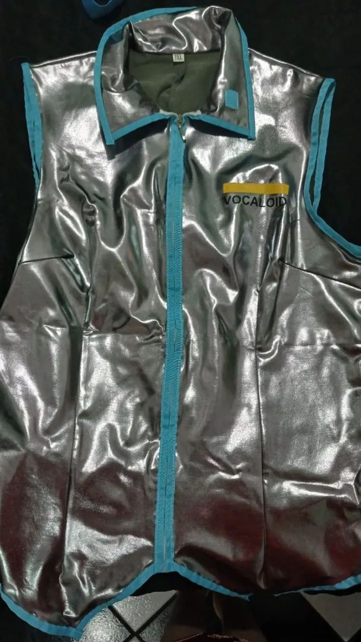 Hatsune Miku, cosplay 3xl, roupa completa com acessórios e peruca - Foto 5
