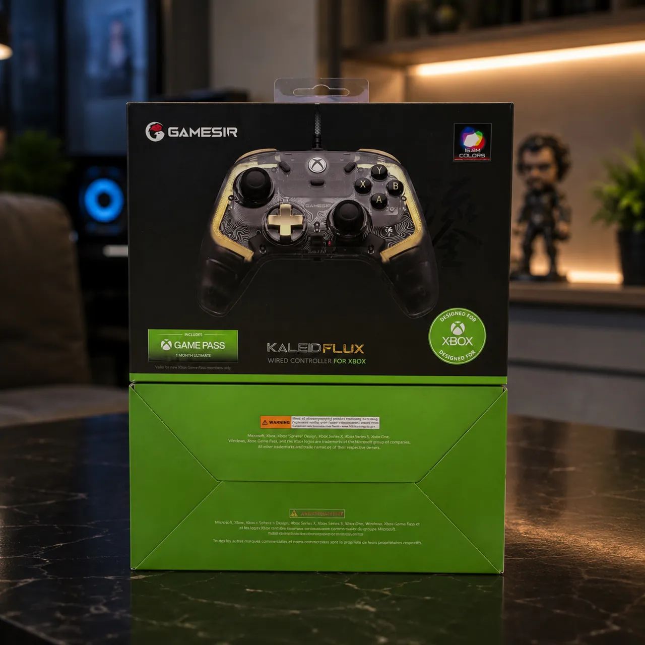 CONTROLE XBOX E PC GAMESIR KALEID FLUX. HALL EFFECT  ANTI-DRIFT