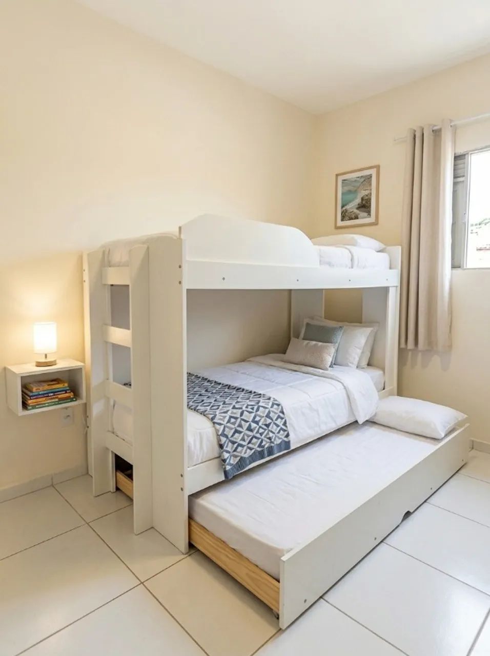 beliche com cama auxiliar