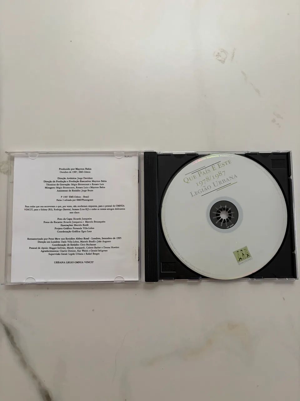 CD Legião Urbana Dois Original Tempo Perdido Eduardo e Mônica - Foto 4