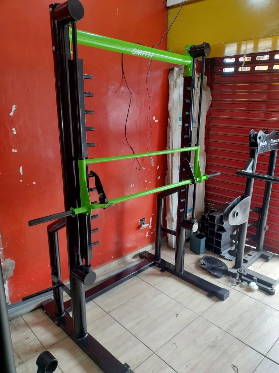 Barra guiada smith tubular 4 polegadas  - Foto 3