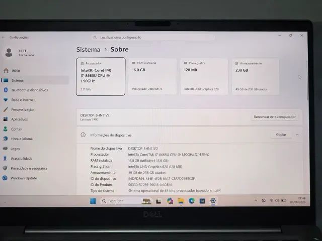 Notebook Dell Latitude Core i7 | 16GB Ram | SSD NVMe - Foto 3