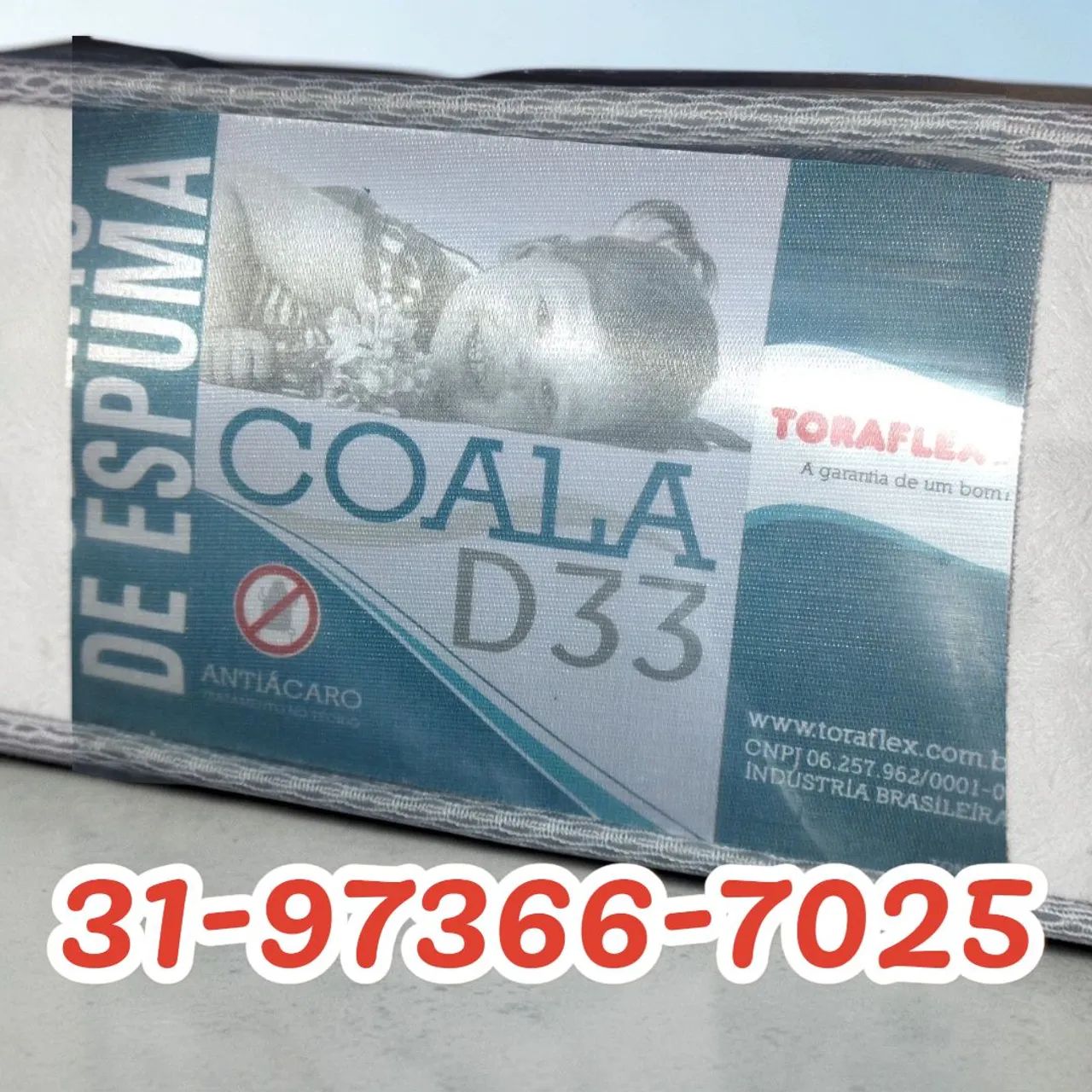 COLCHÃO SOLTEIRO D33 TORAFLEX DIRETO DA FÁBRICA  - Foto 2