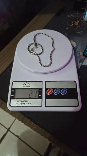 Kit 2 Correntes de Prata (31g e 21g) - Total 52g - Foto 3