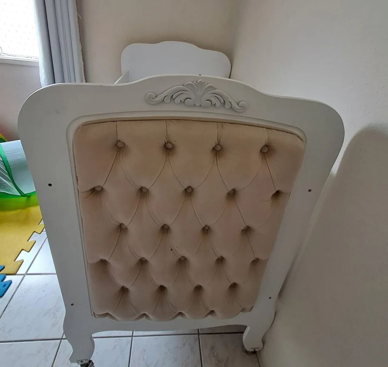 Berço capitone C/ colchão ( aceita cartão)