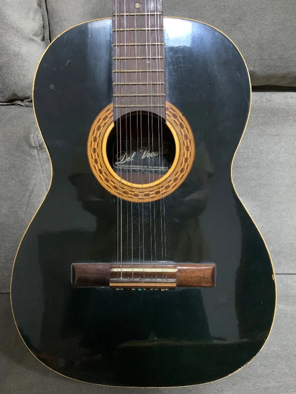 Violão Di Giorgio Autor 3 1985 e duas Violas Del Vecchio todos único Dono - Foto 5