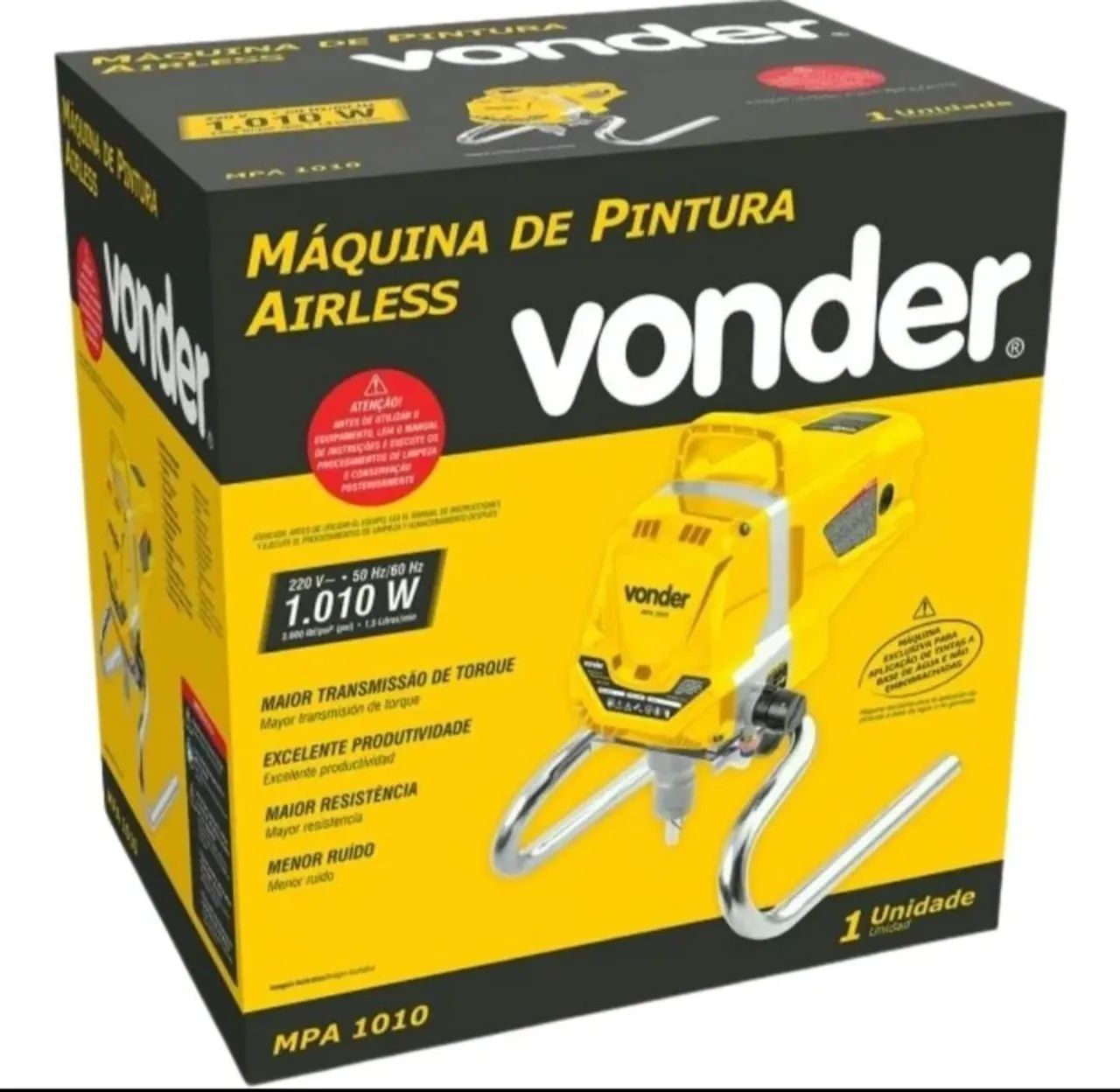 Máquina de pintura airless vonder mpa 1010