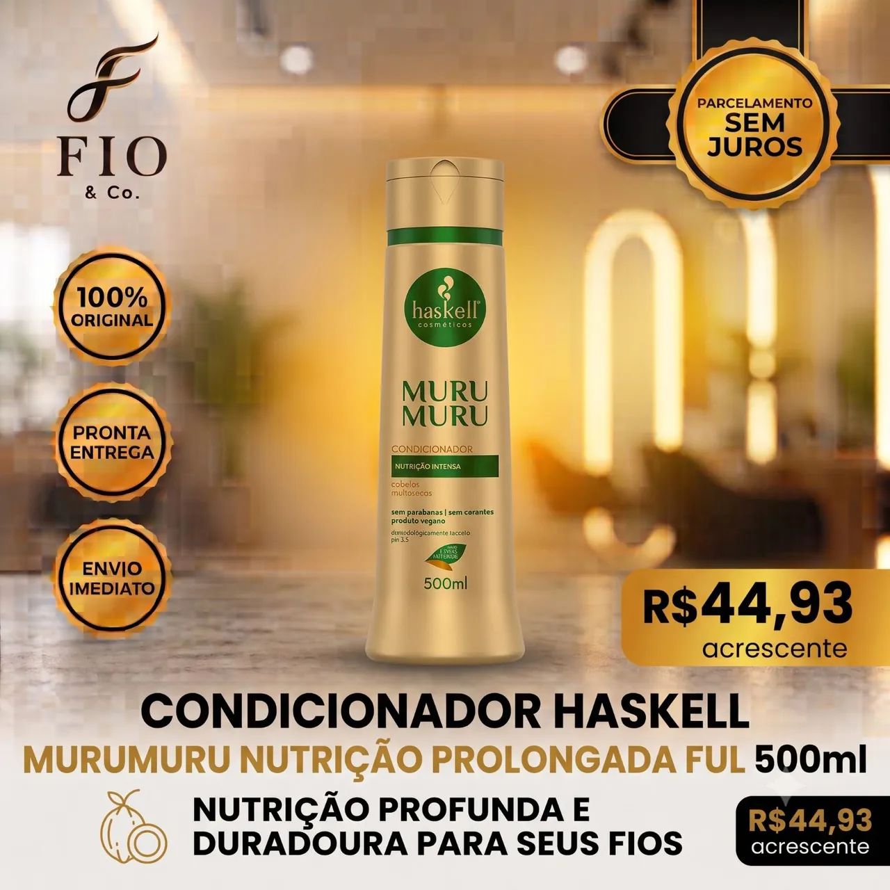Condicionador Muru Muru Haskell 500ml