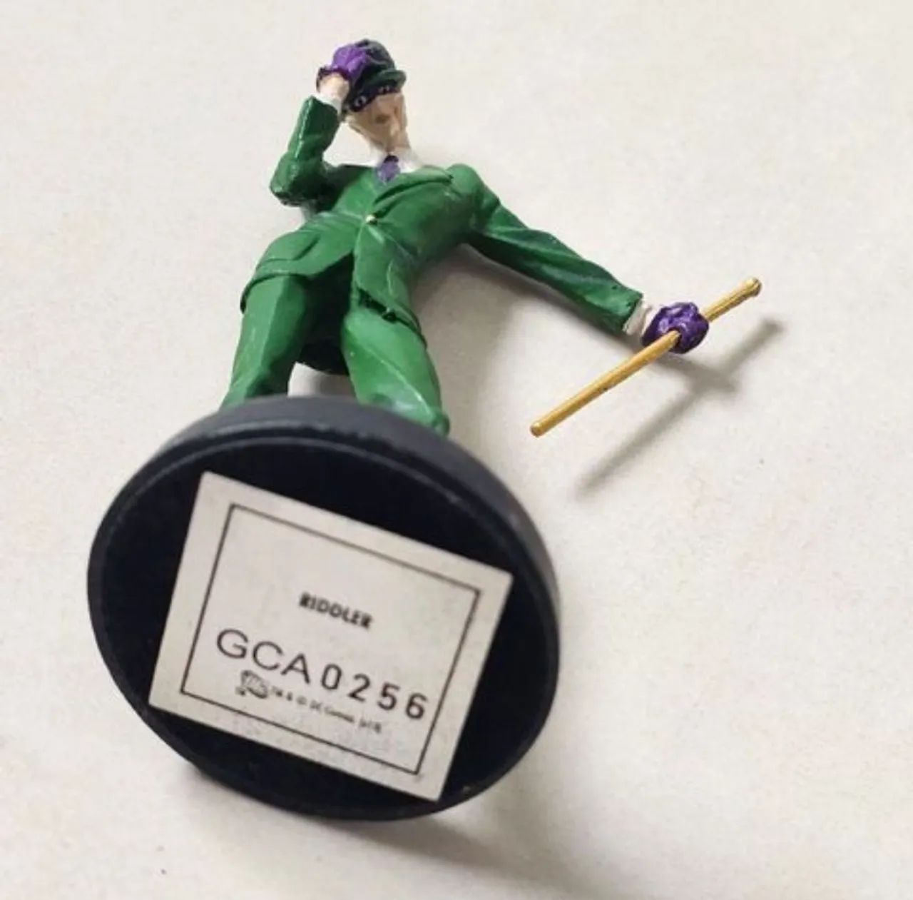 Miniatura Charada (Riddler) DC Super Hero collection da eaglemoss - Foto 3