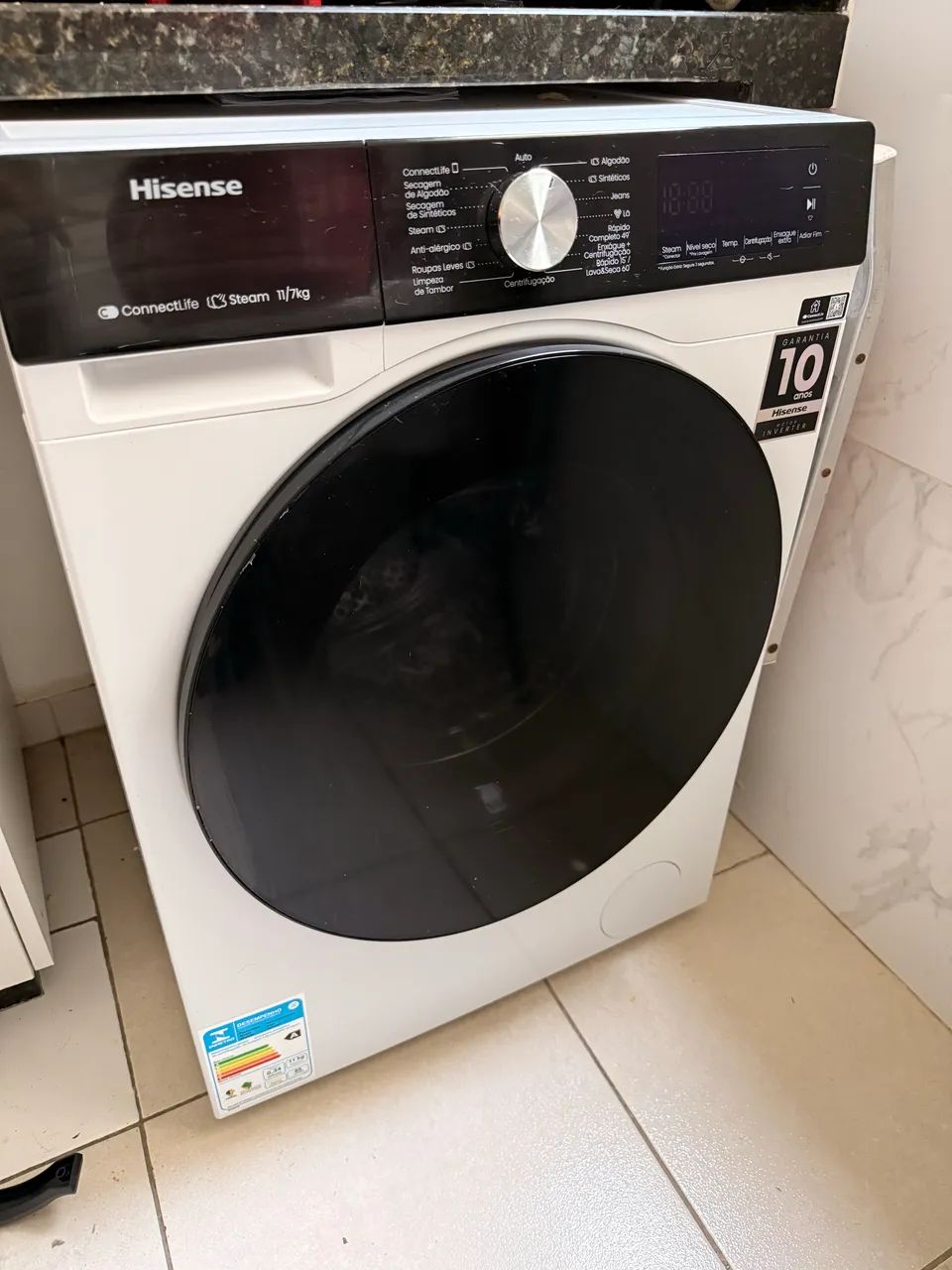 Lava e seca 11kg hisense