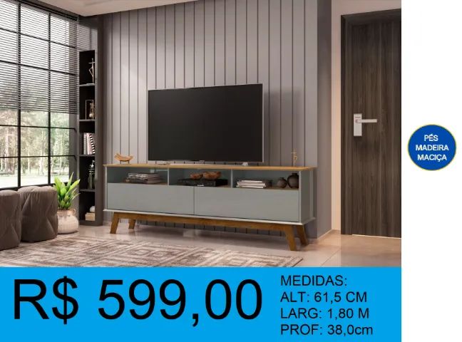 RACK PARA TV PRONTA ENTREGA COM MONTAGEM GRATUITA