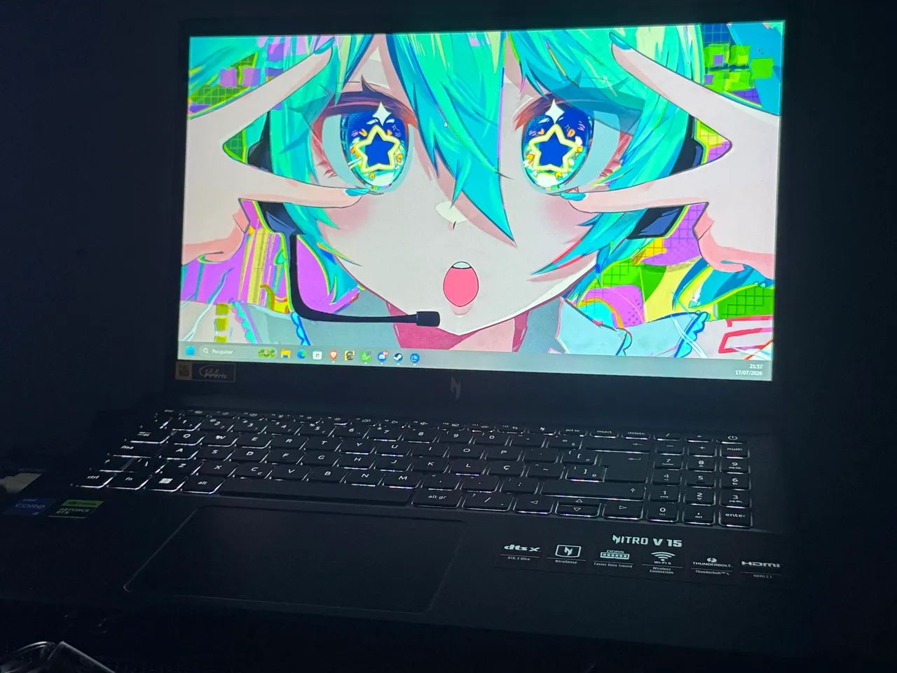 Notebook Acer Nitro v15 3050 16gb RAM - Foto 2