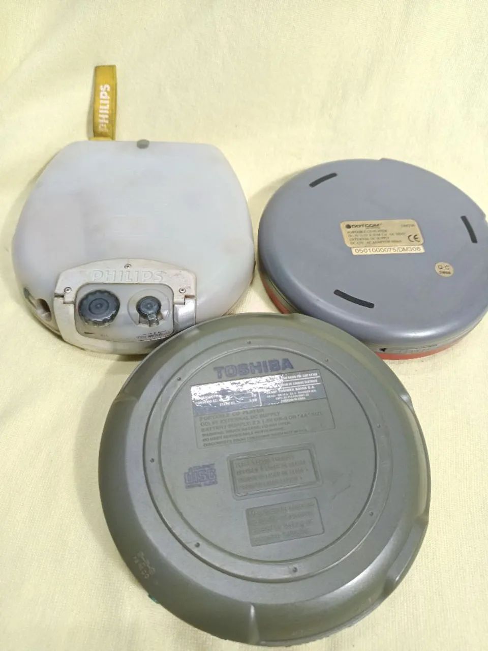 Lote de discmans. Não funcionam - Foto 4