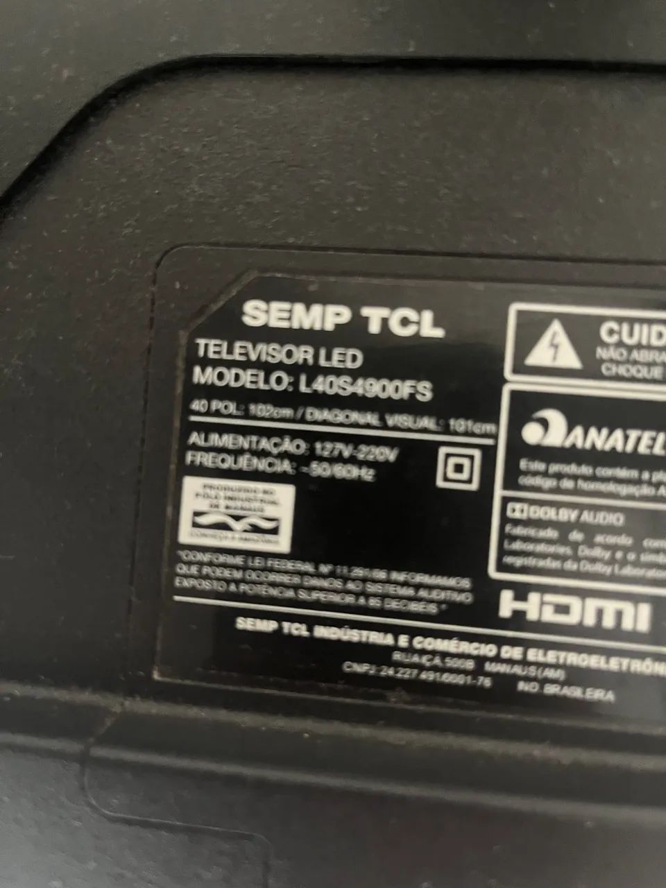 Tv TCL 40 polegadas - Foto 4