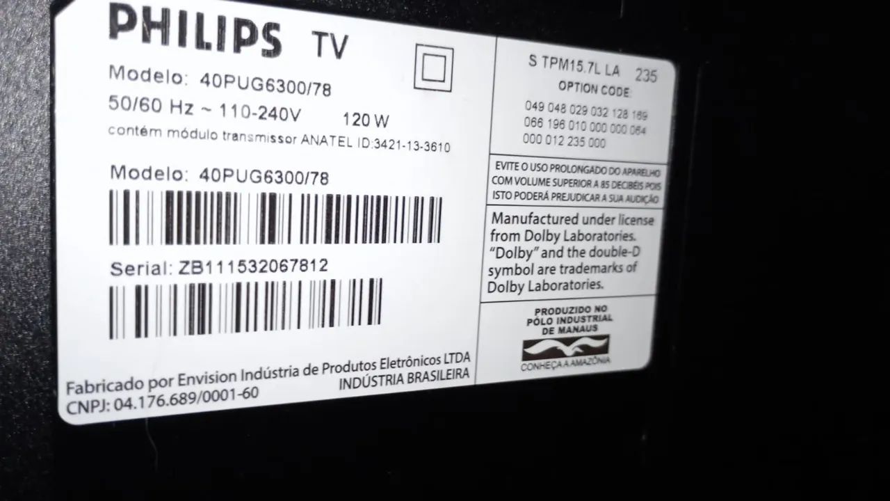 Tv Phillips 40 polegadas  - Foto 4