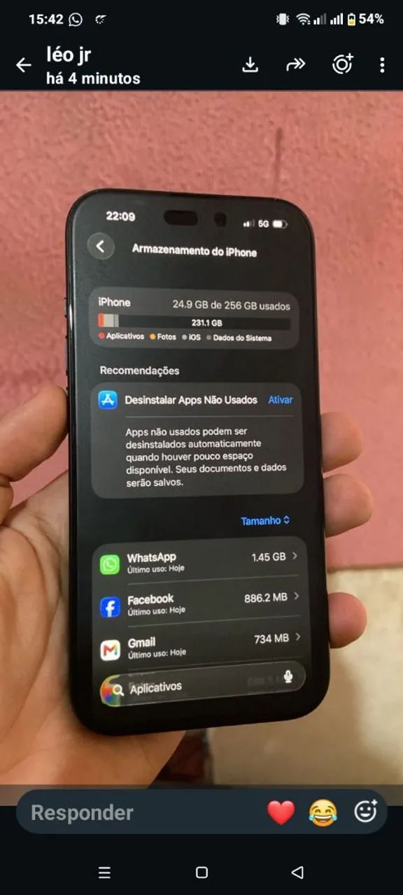 iPhone 15 novo  - Foto 5