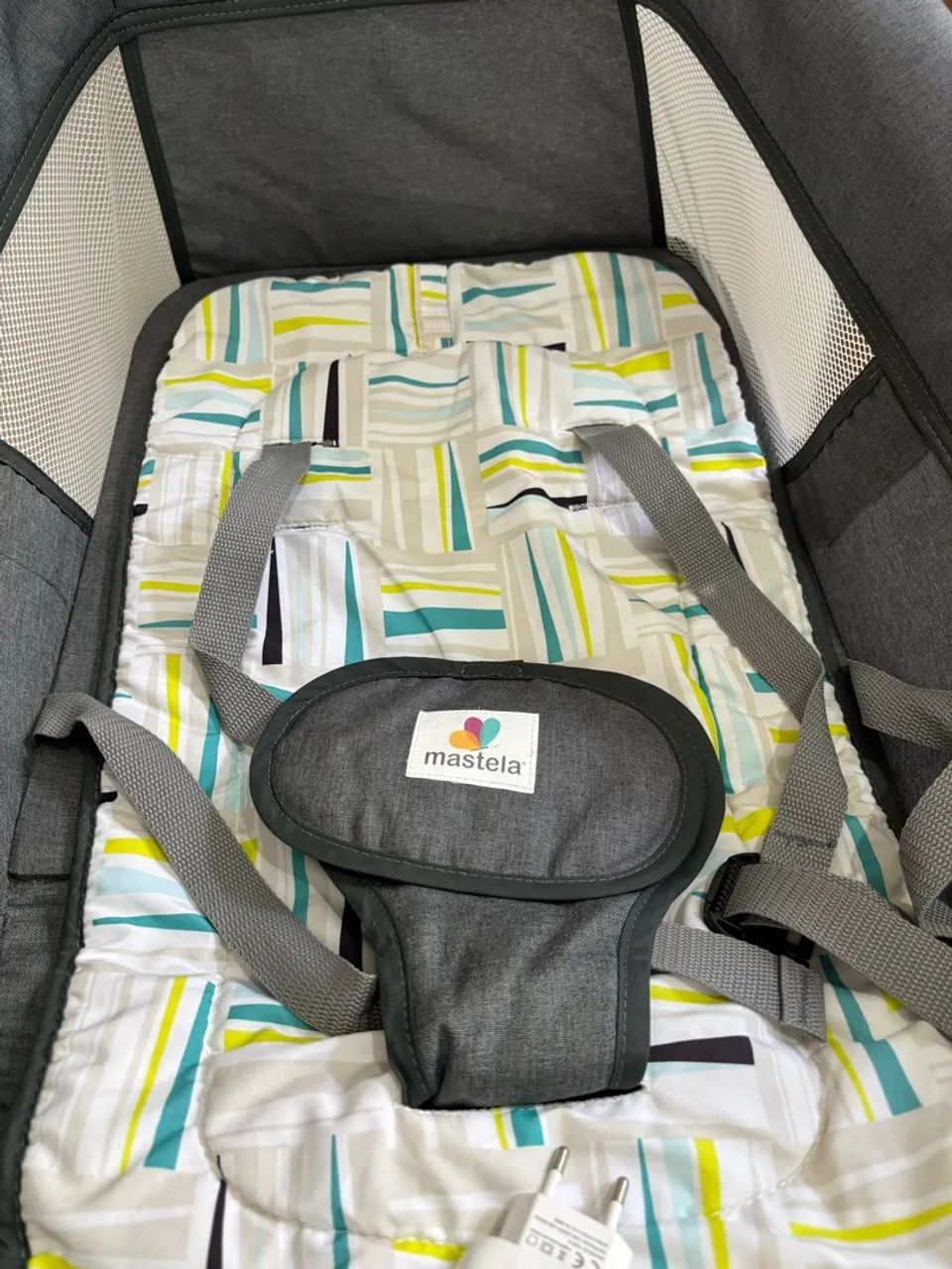 Cadeira mastela com balanço automático com timer e música - Foto 2