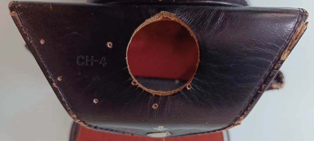 Estojo rígido (case) Nikon CH-4 em couro preto para Nikon F2 - Foto 4