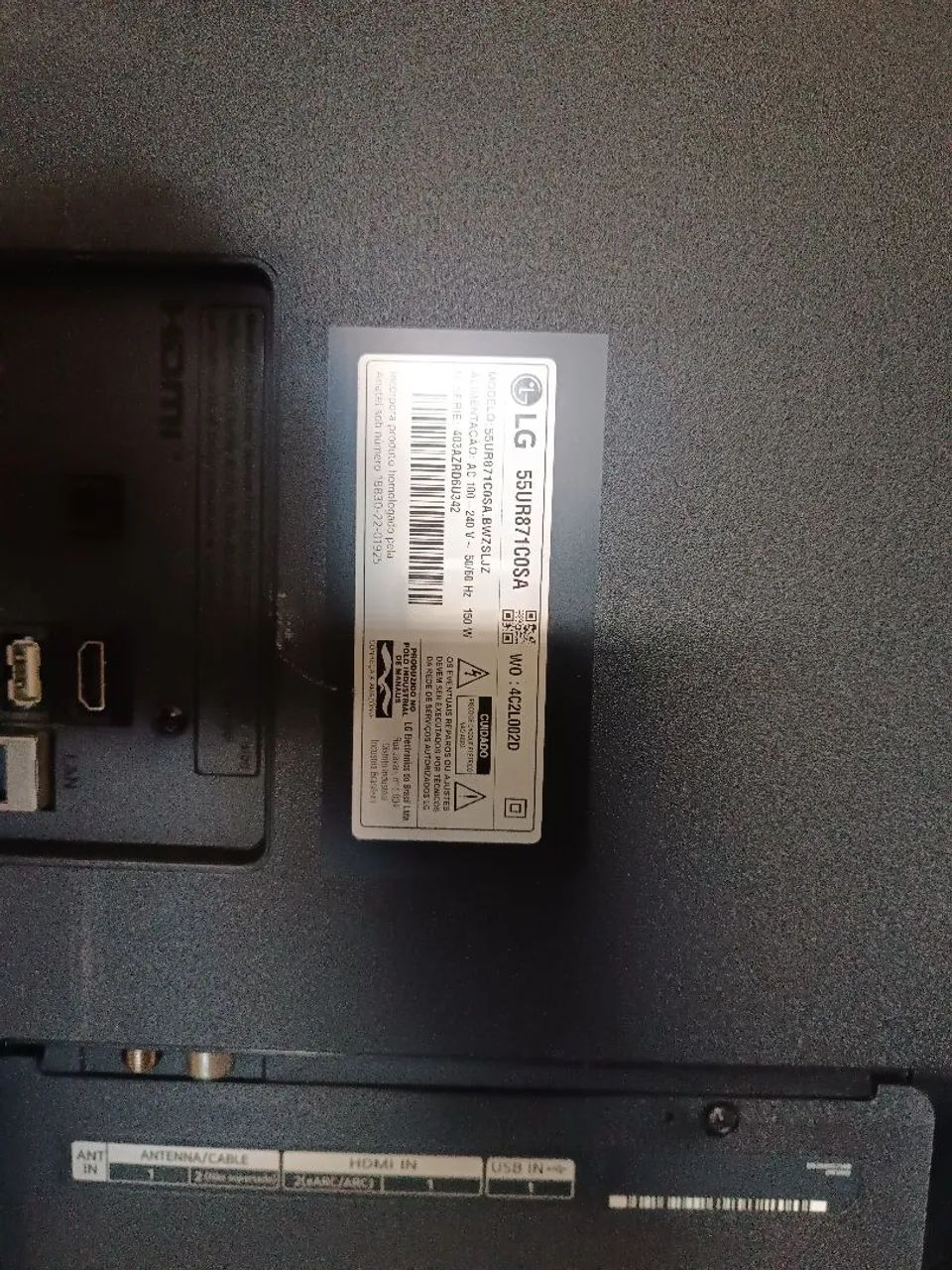 TV Samsung e LG 55"polegadas (tela quebrada) - Foto 4