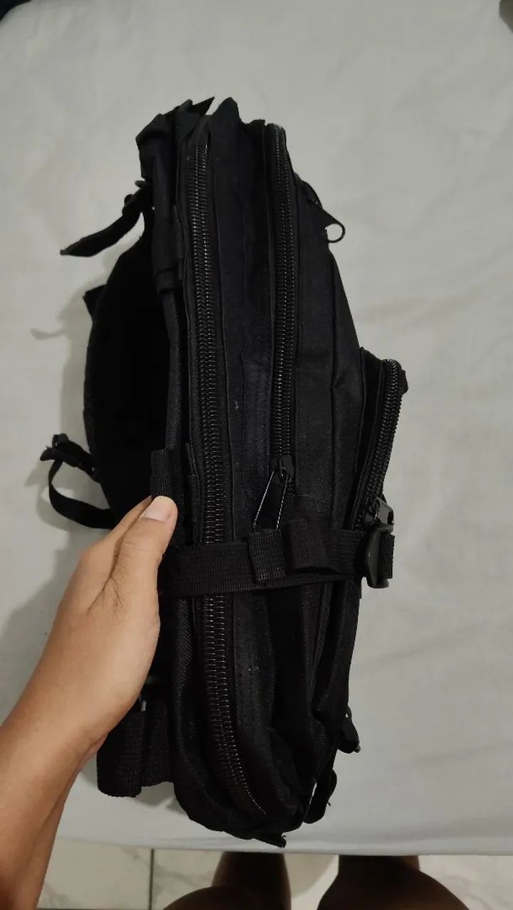 Mochila preta tática  - Foto 3