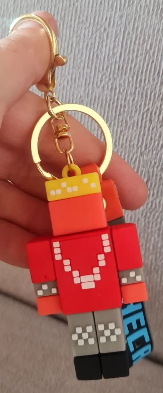 Chaveiro minecraft novo - Foto 3