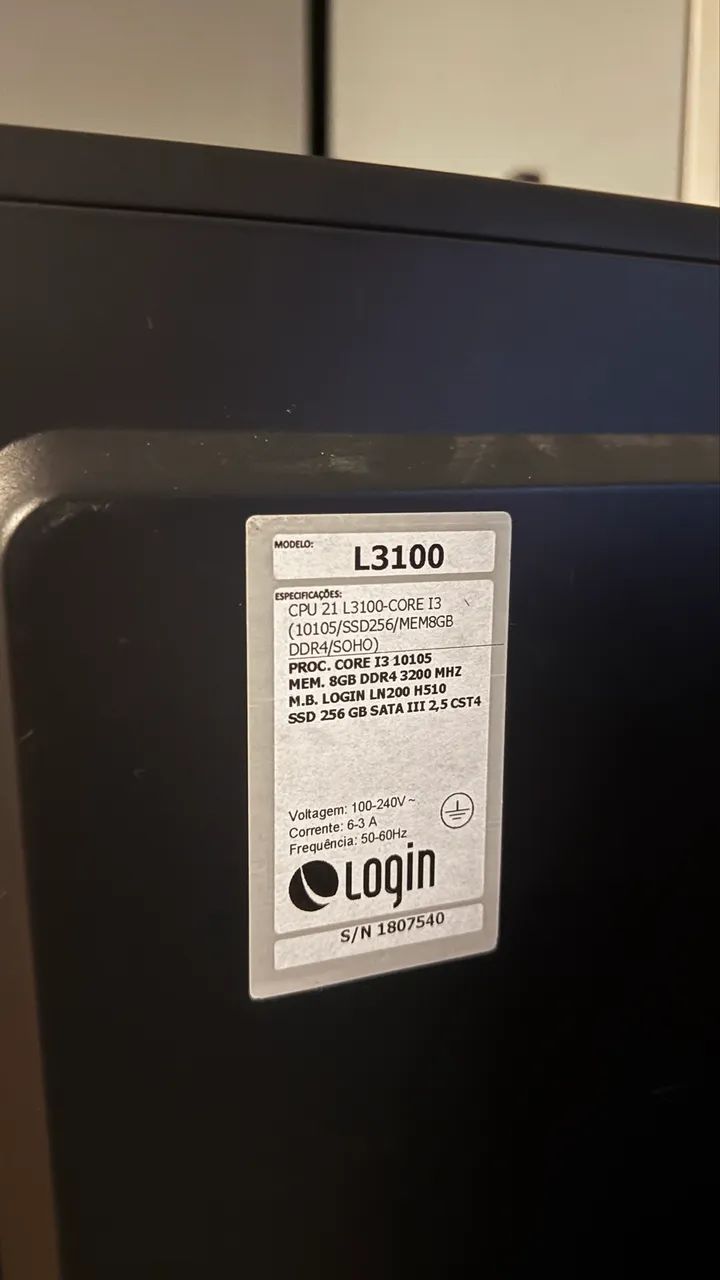 Computador PC Intel I3 10th SSD 258 gb - Foto 2