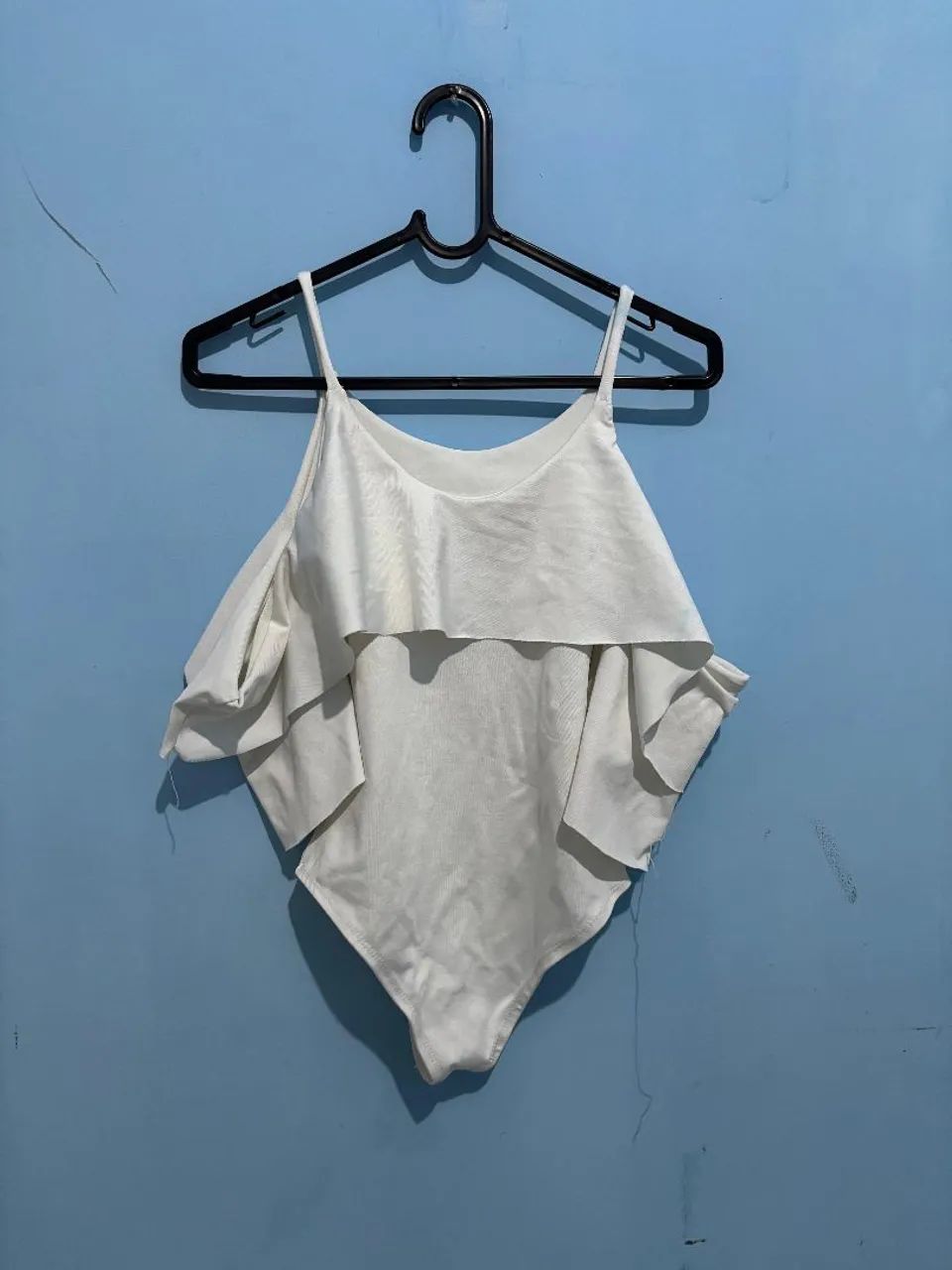Body branco com mangas abertas  - Foto 4
