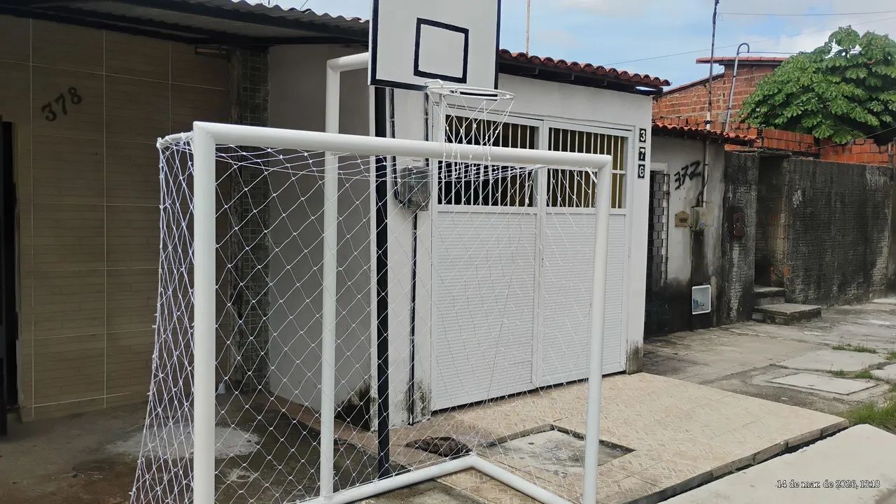 Basque com trave futebol 