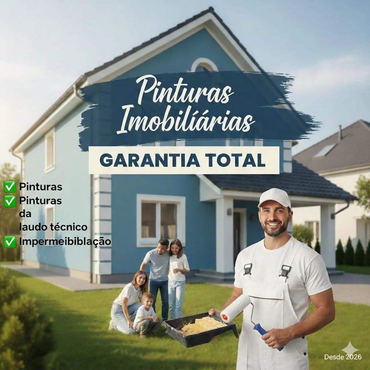 Pintor pra imobiliária/ pintor profissional 