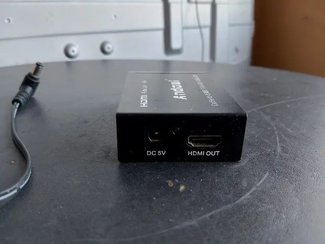 Extensor Hdmi 60m Conversor Via Cabo De Rede Cat5E/6  - Foto 2