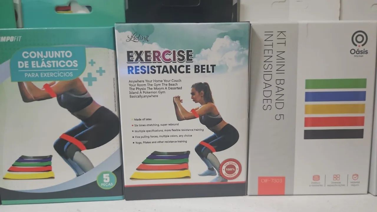 Ligas para Exercícios físicos. 