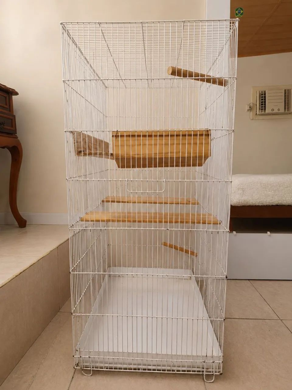 Viveiro Grande para Calopsita, Ring Neck, Agapórnis, Periquitos, Twister, Ratos, chinchila - Foto 4