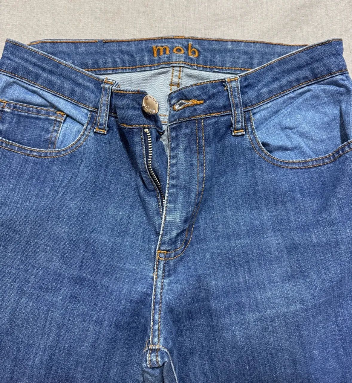 calça jeans mob azul - Foto 4