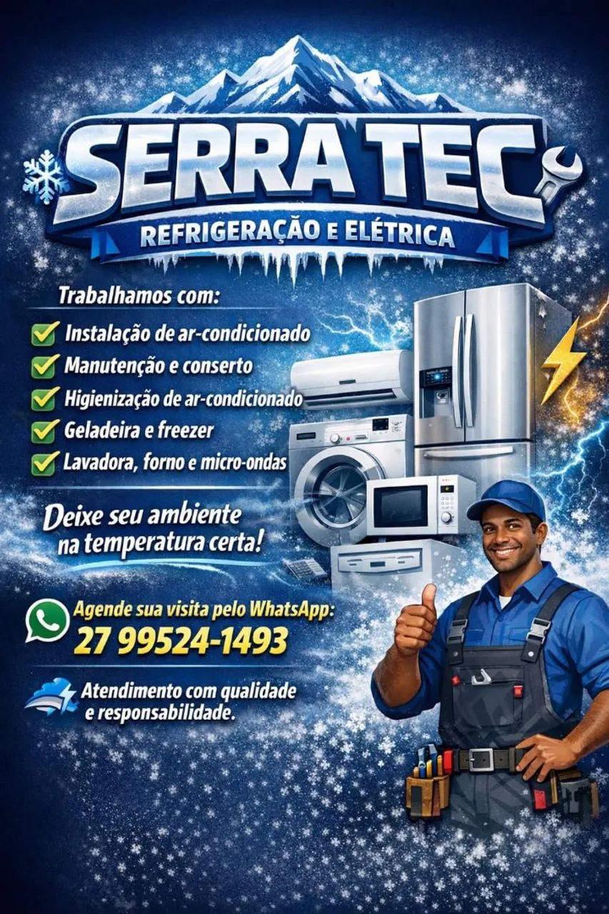 Instalação e manutenção ar-condicionado 